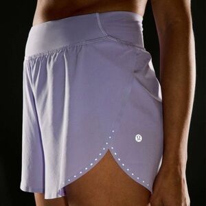 Lululemon Fast And Free Reflective High Rise Shorts 3” Size 2